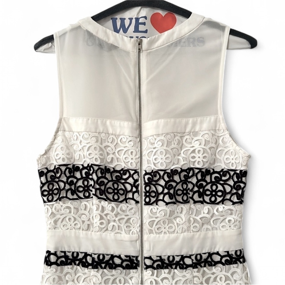 Elliatt Accolade Lace Dress Black White S - Picture 7 of 12